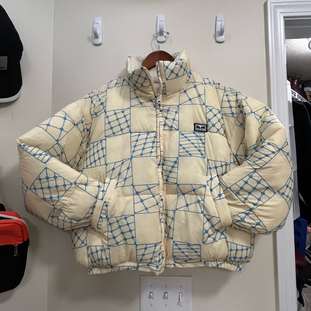 Obey rachel reversible puffer jacket RARE NWOT - Picture 11 of 11